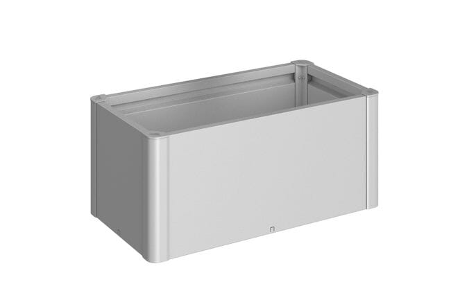 Biohort Belvedere Bac à plantes 100 (102x53cm) 45cm MINI Argent métallique