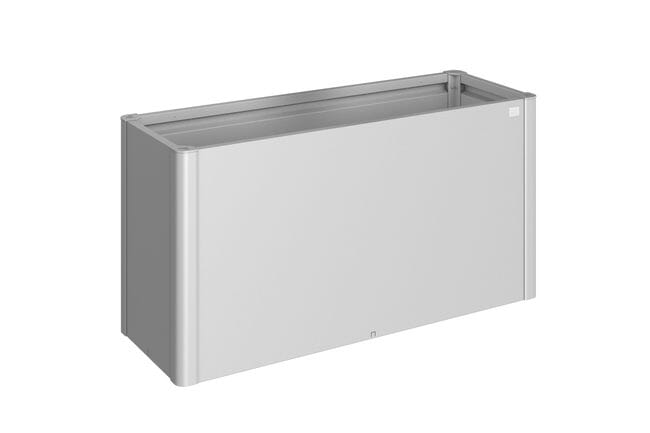 Biohort Belvedere Bac à plantes 150 (152x53cm) 77cm MAXI Argent métallique