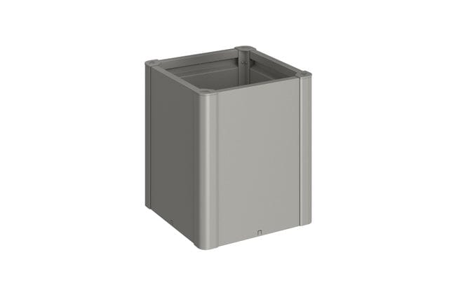 Biohort Belvedere Bac à plantes 50 (53x53cm) 61cm MIDI Gris quartz métallique