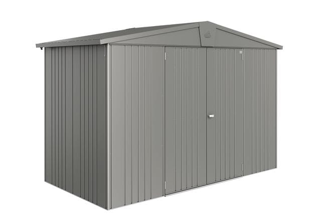 Biohort Europa Abri de jardin Taille 4A (316x156cm, H:209cm) Gris quartz métallique
