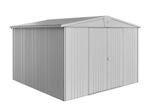 Biohort Europa Abri de jardin Taille 7 (316x300cm, H:2069cm) Argent métallique