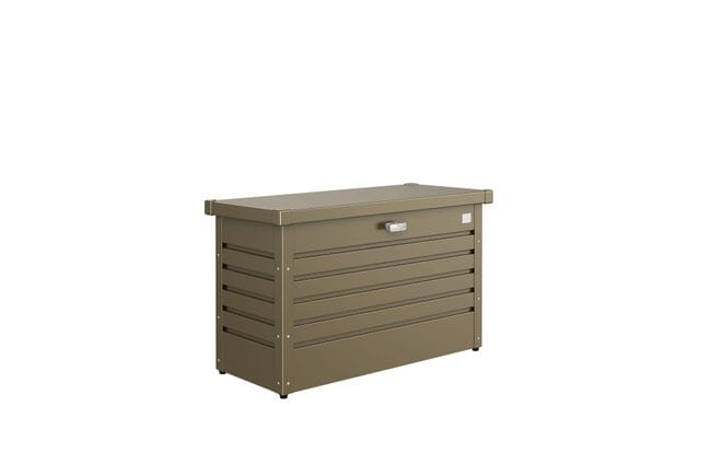 Biohort FreizeitBox Coffre de jardin 100 (101x46cm, H:61cm) Bronze-métallique