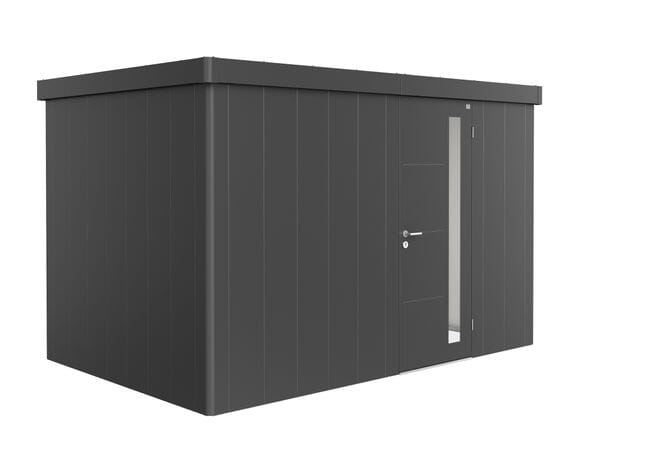 Biohort Neo Abri de jardin 2D (348x236cm, H:222cm) Porte standard Gris foncé métallique