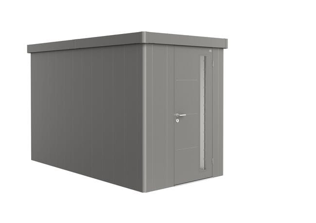 Biohort Neo Abri de jardin 4A (180x348cm, H:222cm) Porte standard Gris quartz métallique