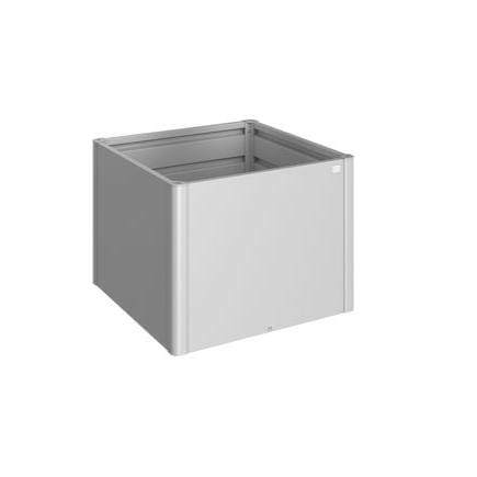 Biohort Potager surélevé 1x1 Argent métallique