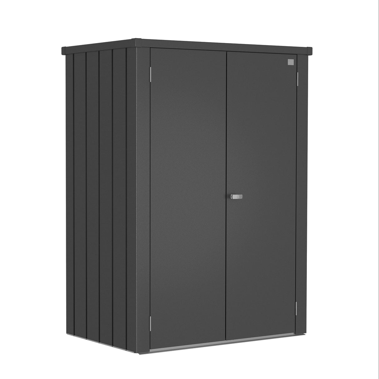 Biohort Romeo Armoire de terrasse L High (132x87cm, H:181cm) Gris foncé métallique