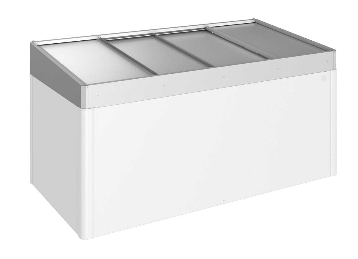 Biohort Serre pour Potager surélevé 2x1 Argent métallique