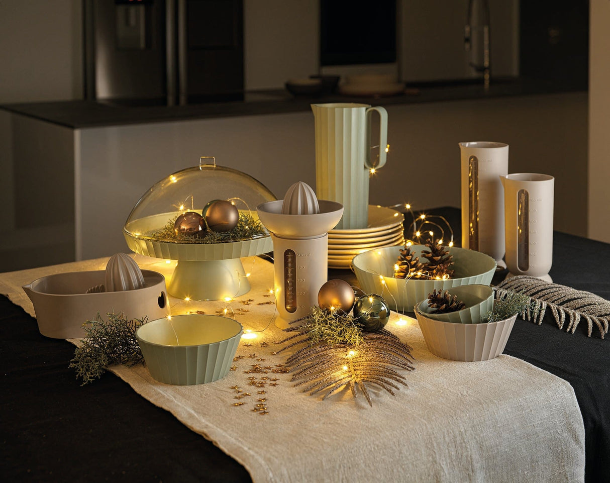 Blim Plus Agora Plat sur pied avec cloche et pelle à gâteau