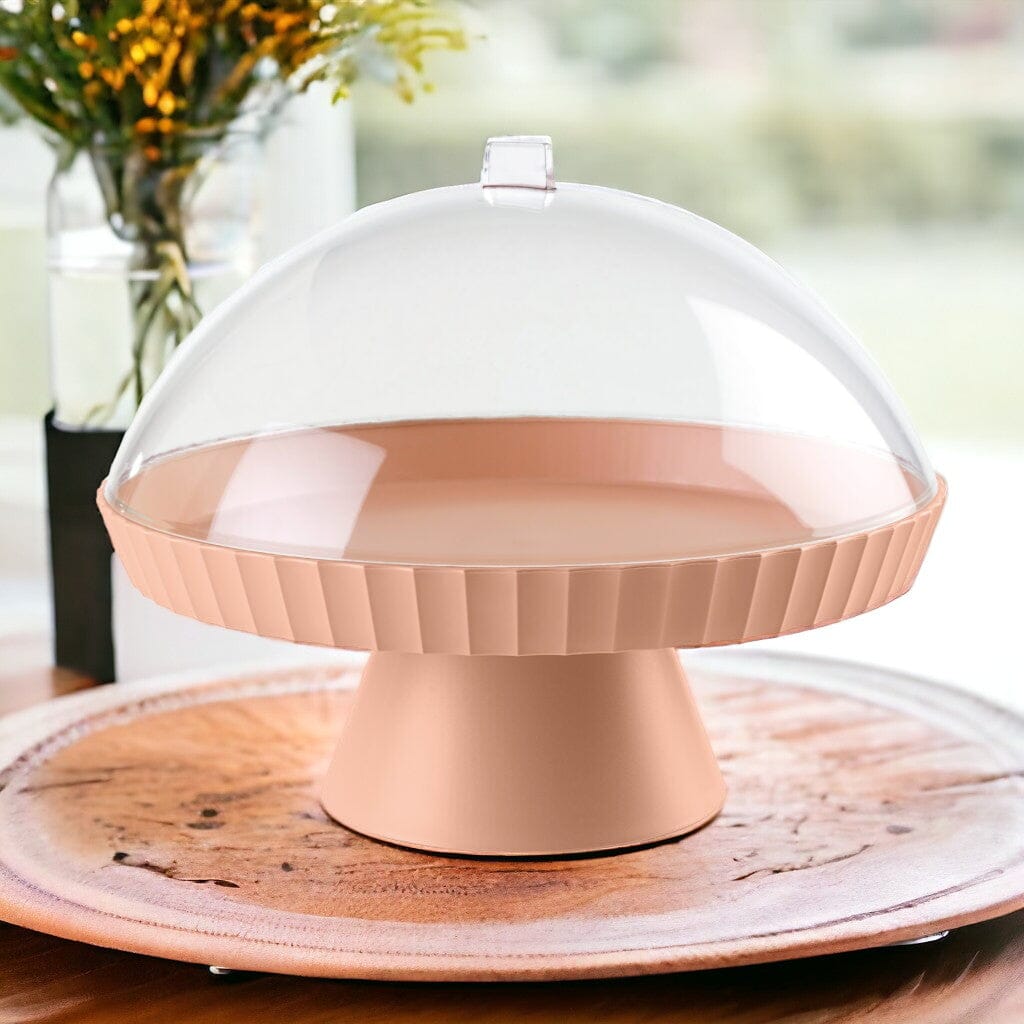 Blim Plus Agora Plat sur pied avec cloche et pelle à gâteau