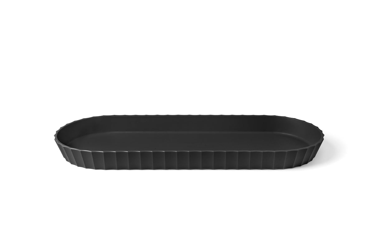 Blim Plus Minerva Plateau M 37.5x15cm Carbon black