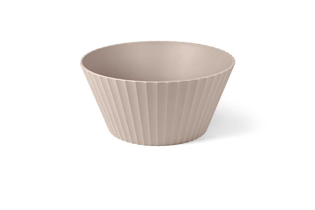 Blim Plus Nettuno Bol L ø25cm H:12cm Moka grey