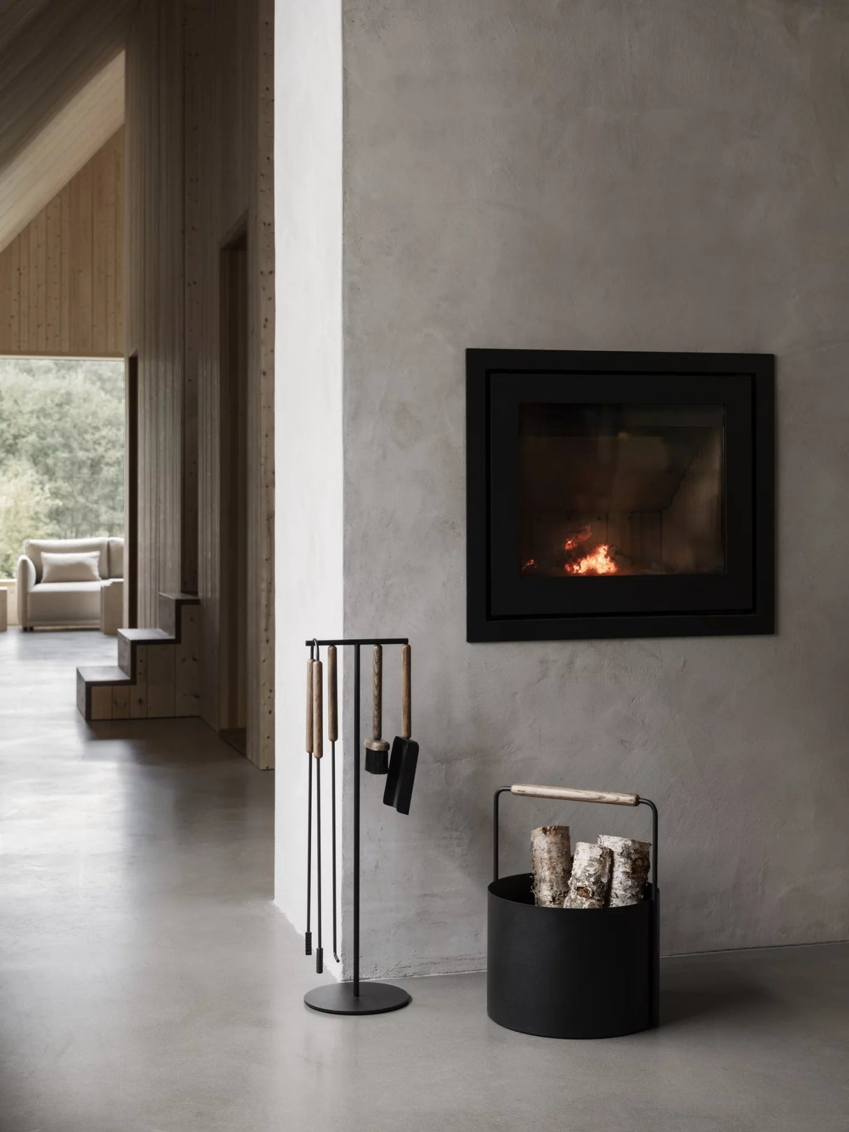 Blomus Ashi Set de cheminée