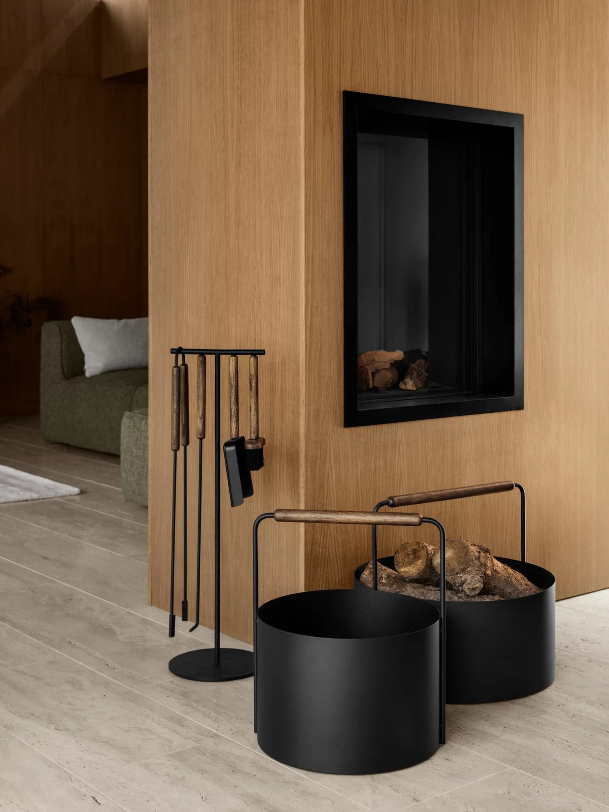 Blomus Ashi Set de cheminée