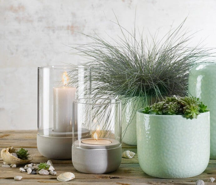 Blomus Calma Set 2 Lanternes Photophores Ø7cm H:9.5cm