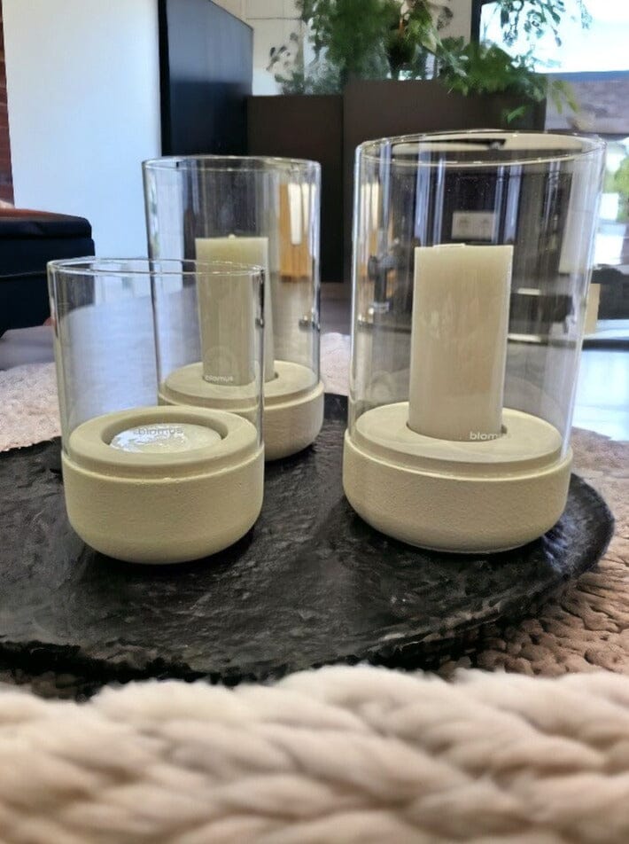 Blomus Calma Set 2 Lanternes Photophores Ø7cm H:9.5cm