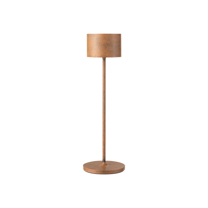 Blomus Farol Lampe de table sans fil LED USB H:33,5cm Rusty look 