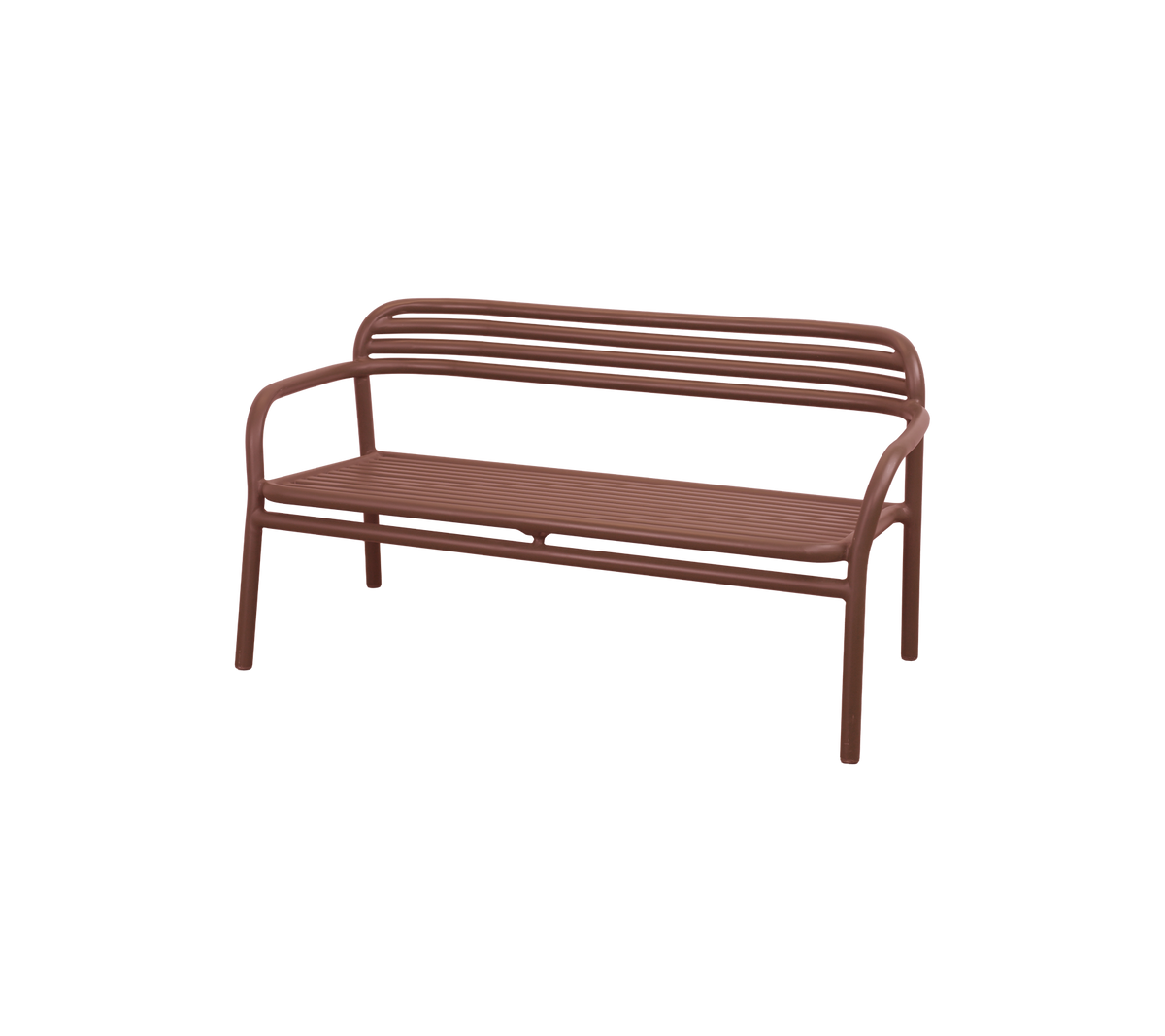 Cane-line Bliss Canapé 2 places empilable, coussin non inclus (11565) Desert red ADRE (Aluminium)