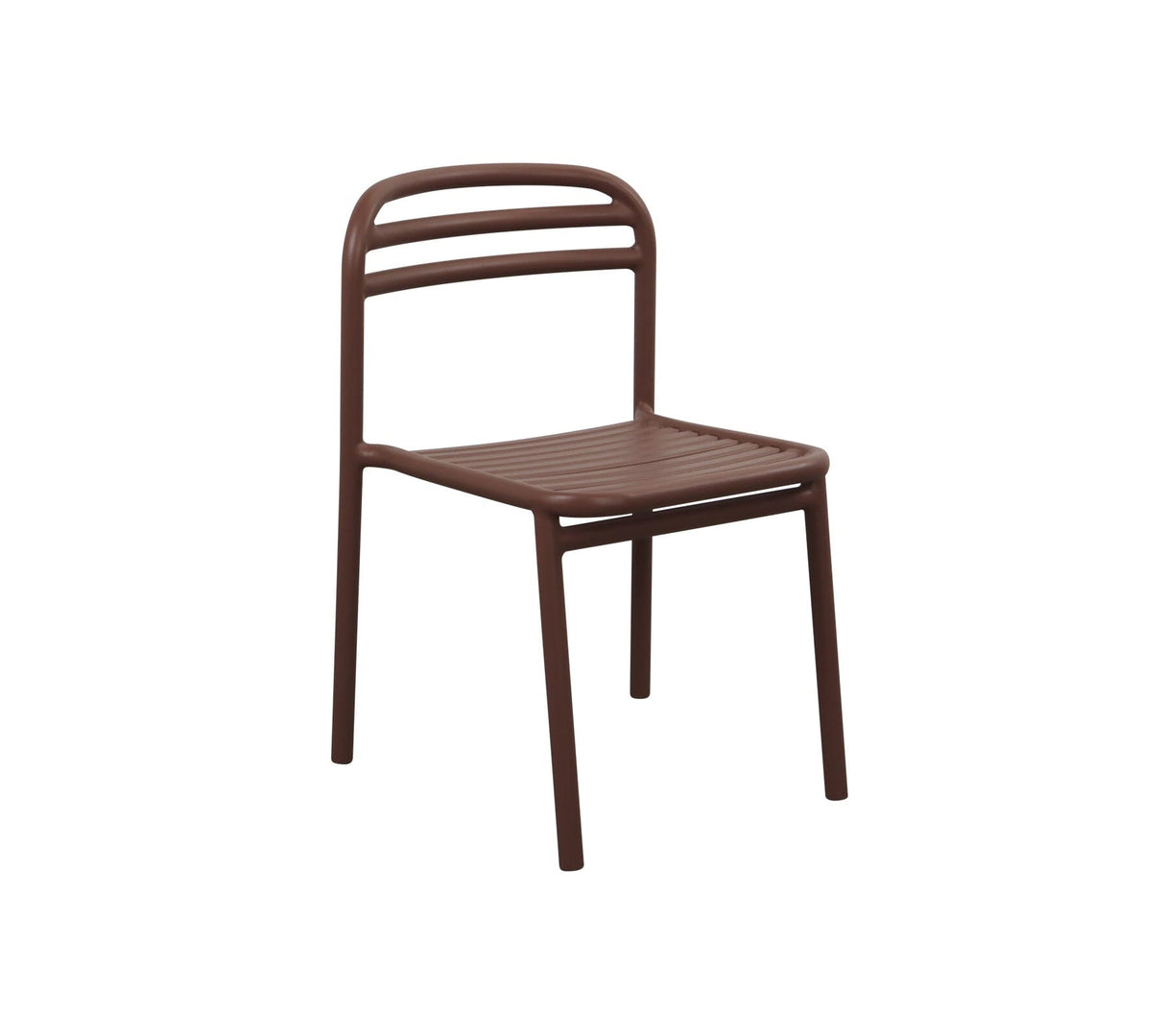 Cane-line Bliss Chaise repas (11450) Desert red