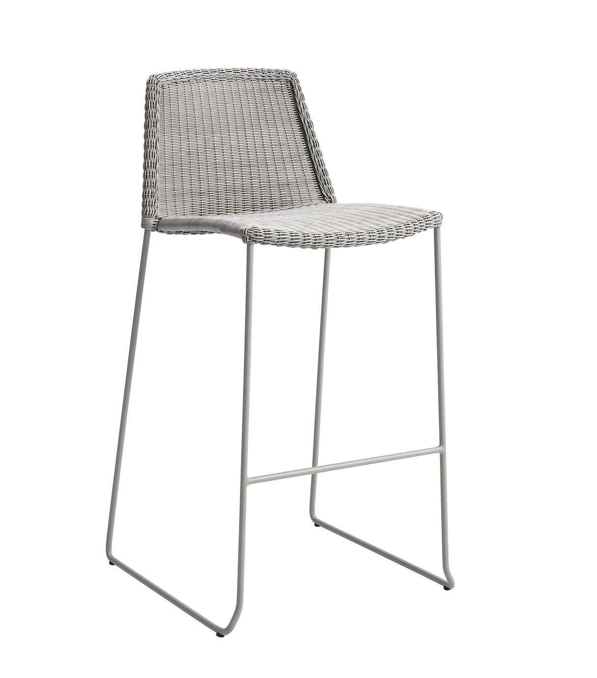 Cane-line Breeze Chaise haute de bar empilable (5465) Taupe (Résine tressée - Cane-line Weave)