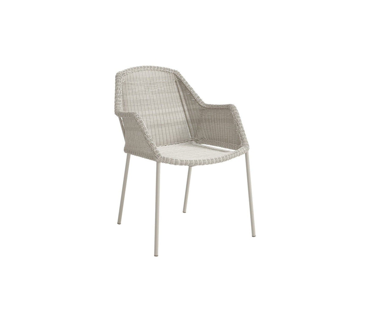 Cane-line Breeze Fauteuil repas empilable, coussins non inclus (5464) Sand (Résine tressée - Weave)