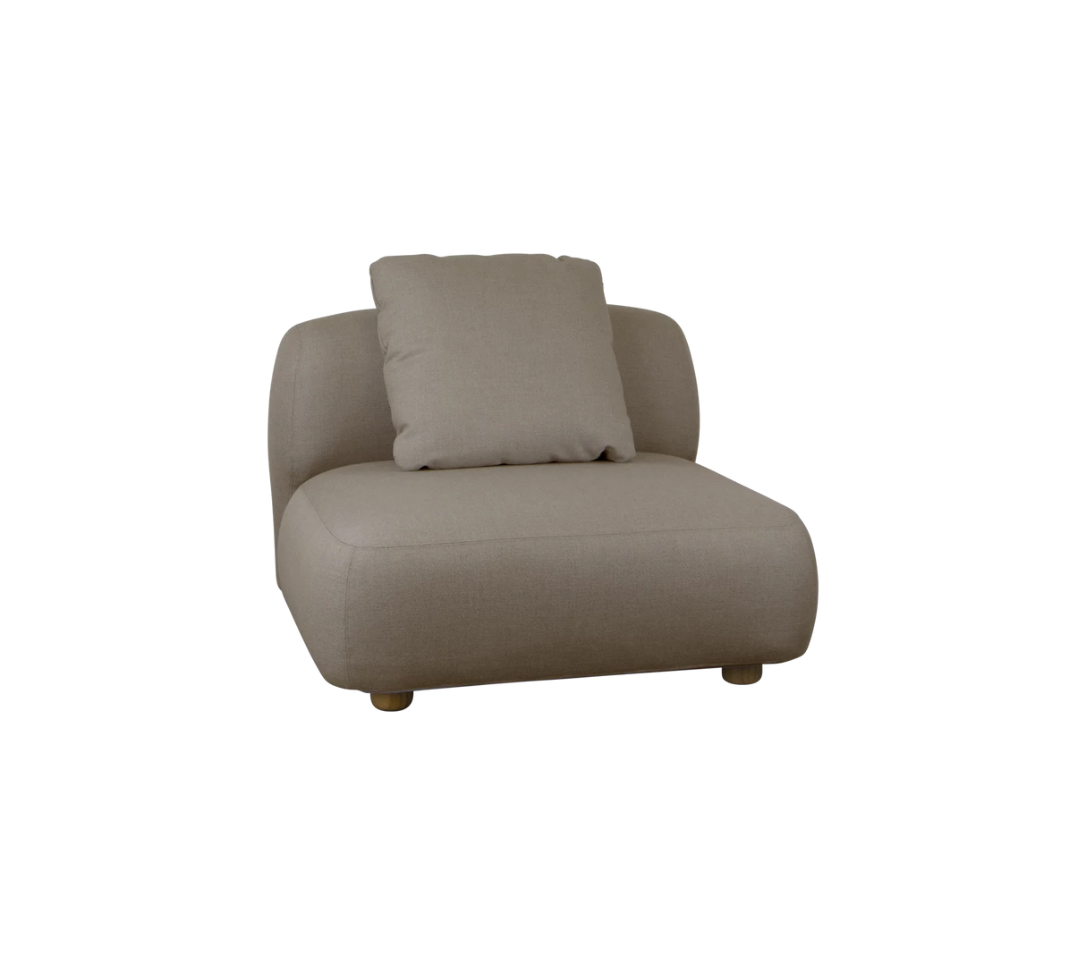 Cane-line Capture Module central 1 place, coussin déco inclus (55404) Taupe