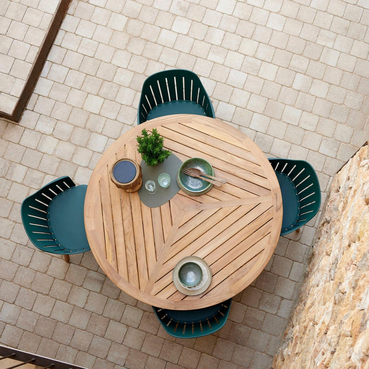 Cane-line Choice Fauteuil repas Piètement Teak (54504T)