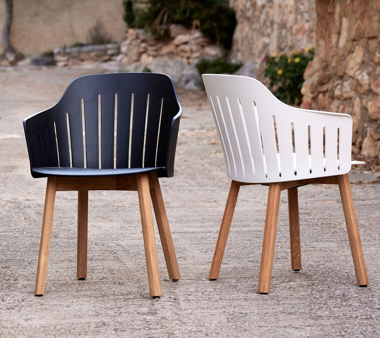 Cane-line Choice Fauteuil repas Piètement Teak (54504T)