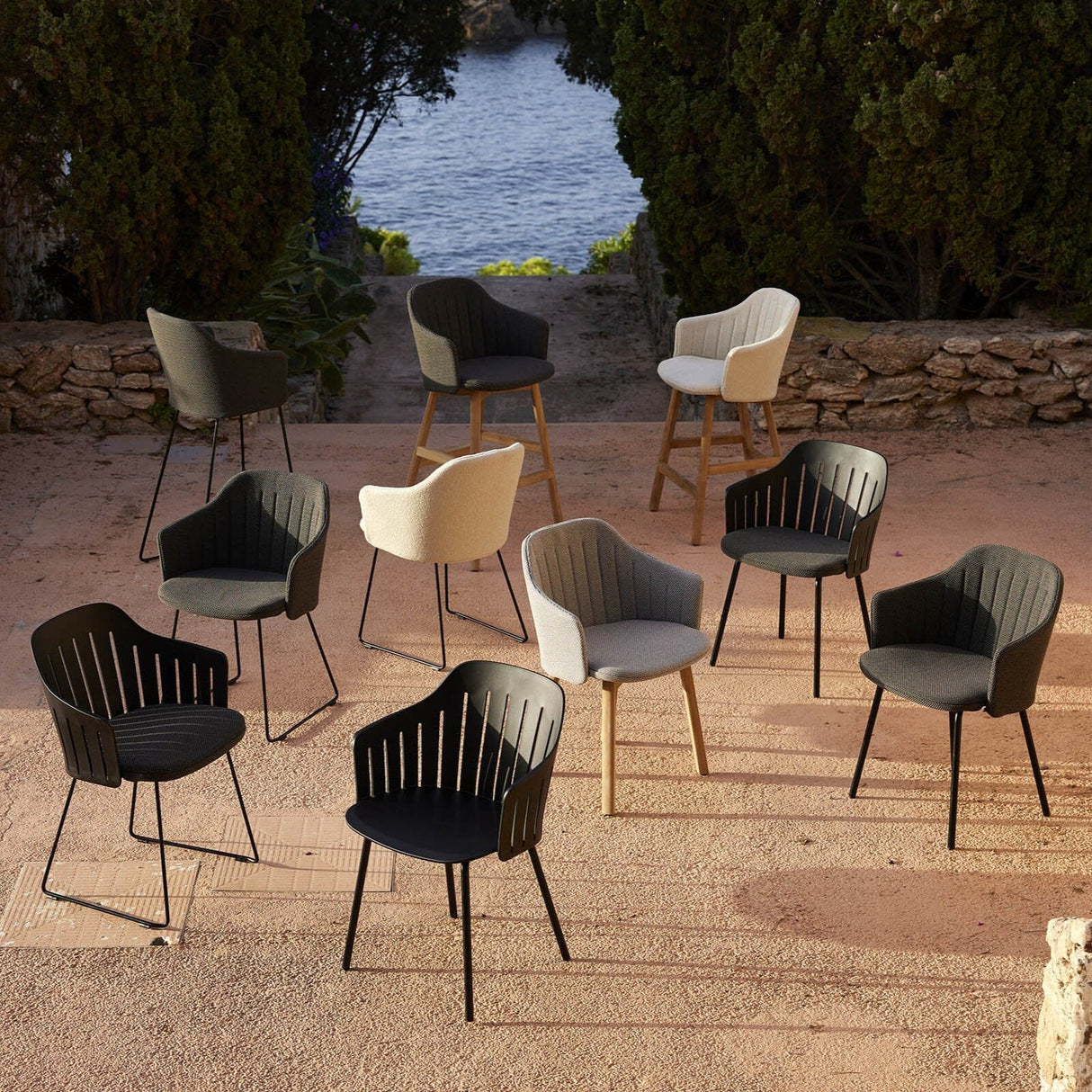 Cane-line Choice Fauteuil repas Piètement Teak (54504T)