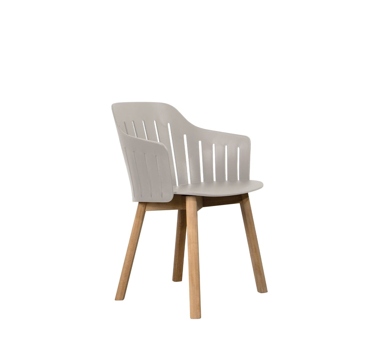 Cane-line Choice Fauteuil repas Piètement Teak (54504T) Taupe (Polypropylène recyclé)
