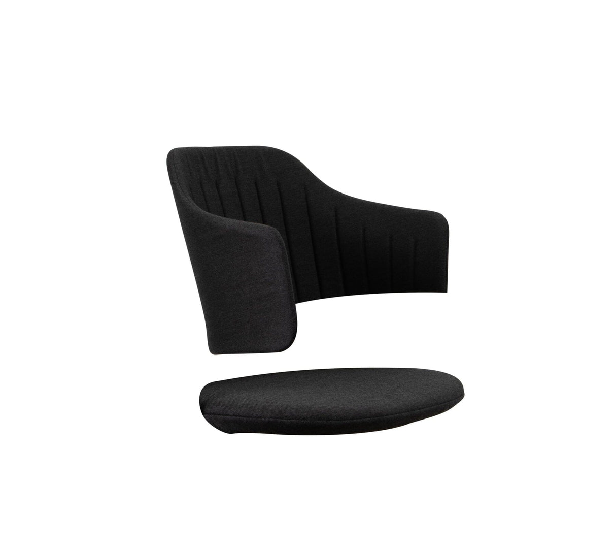Cane-line Choice Rembourrage de dossier et coussin d'assise pour fauteuil (54500RY) Black ( Natté)