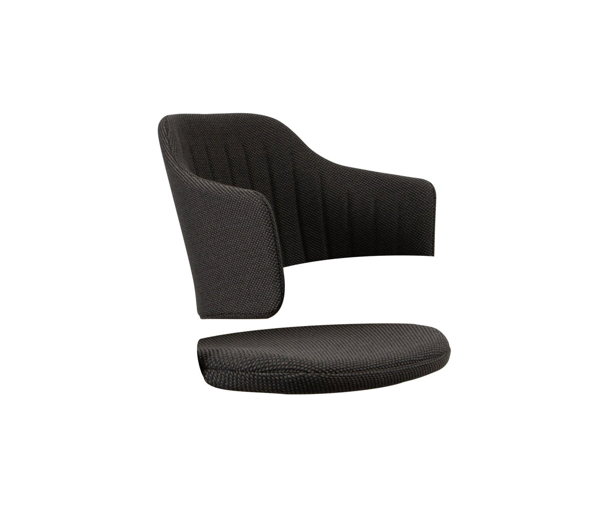 Cane-line Choice Rembourrage de dossier et coussin d'assise pour fauteuil (54500RY) Dark Grey ( Focus)