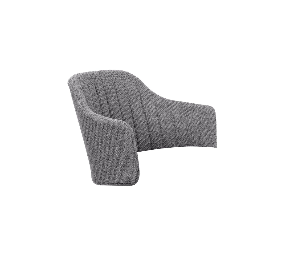 Cane-line Choice Rembourrage de dossier et coussin d'assise pour fauteuil (54500RY) Grey ( Rise )