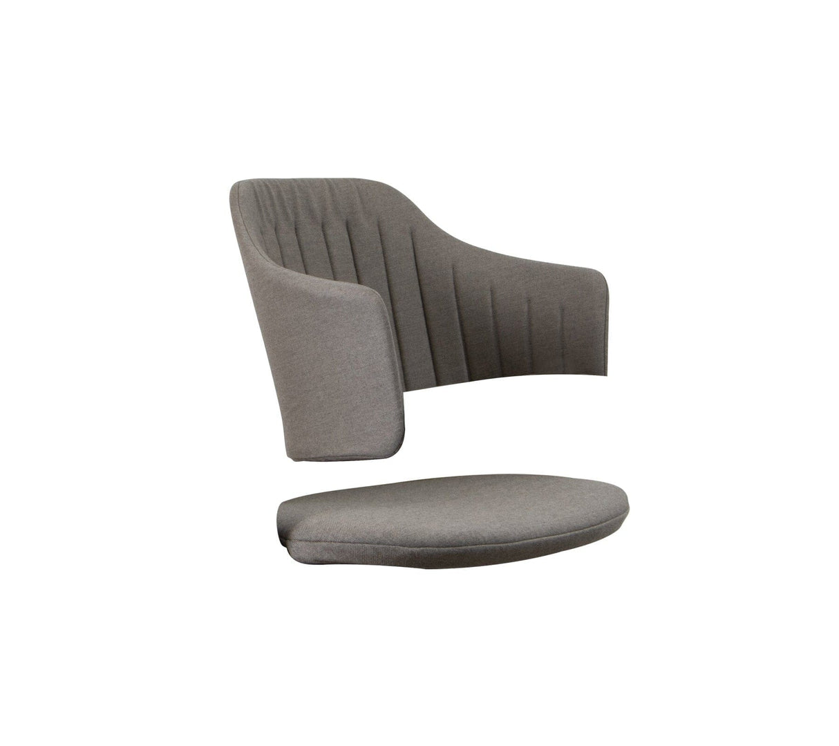 Cane-line Choice Rembourrage de dossier et coussin d'assise pour fauteuil (54500RY) Taupe ( Natté)