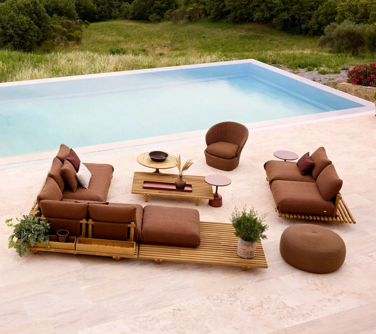 Cane-line Circle Pouf Extra Large (8335)