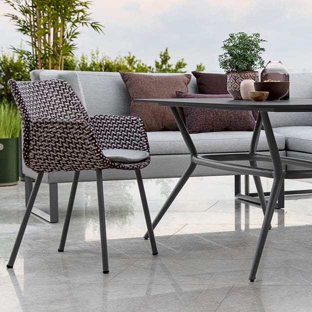 Cane-line Joy Dining Piètement pour Table ovale 180x90cm, plateau en sus (50204)