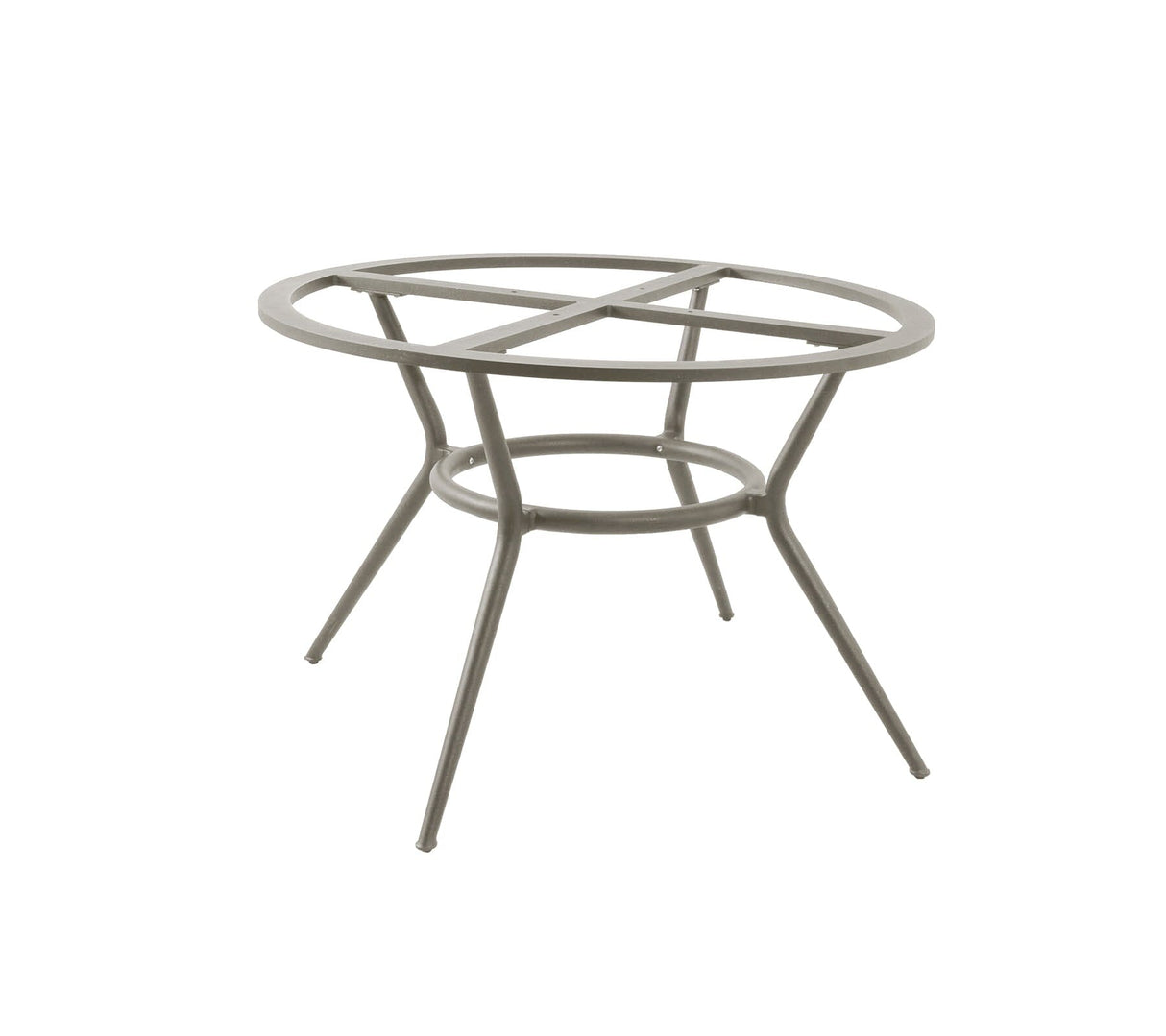 Cane-line Joy Dining Piètement pour Table ronde Ø 120cm et Ø 140cm, plateau en sus (50202) Taupe (Aluminium)