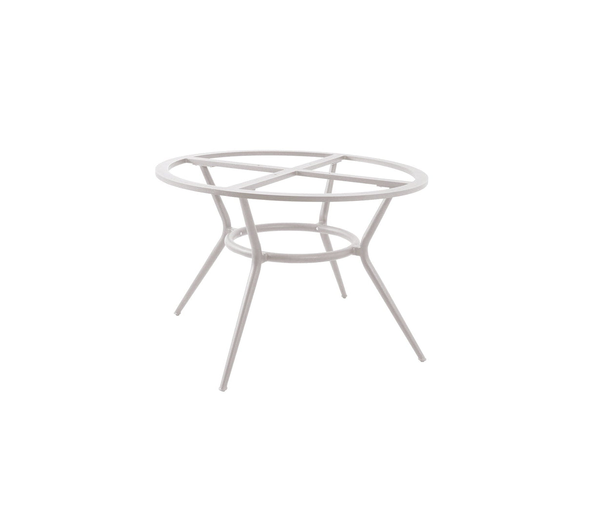 Cane-line Joy Dining Piètement pour Table ronde Ø 120cm et Ø 140cm, plateau non inclus (50202) Sand (Aluminium)