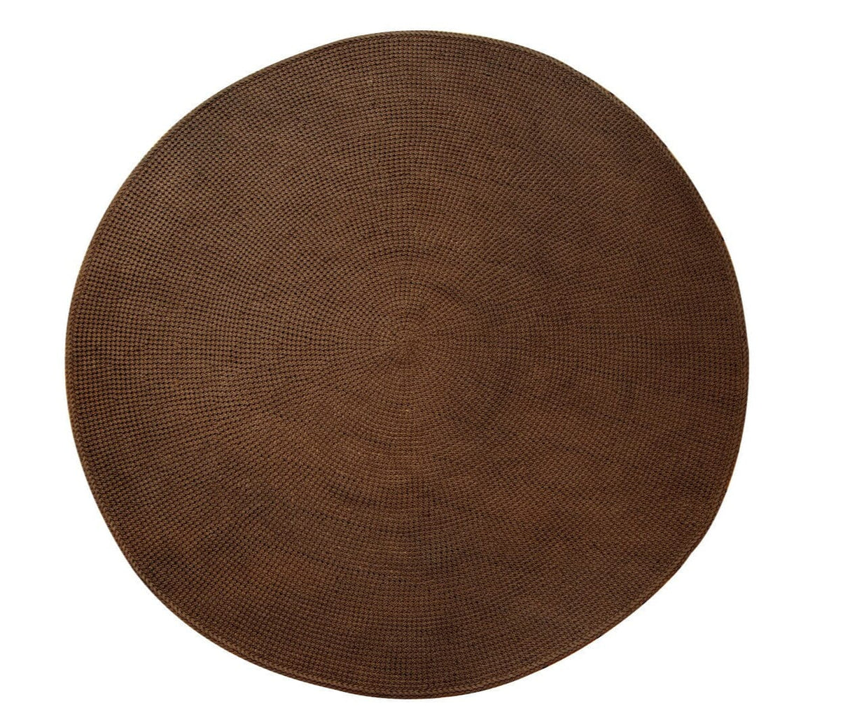 Cane-line Knit Outdoor Rug Tapis d'extérieur Ø200cm Umber Brown (Soft Rope)