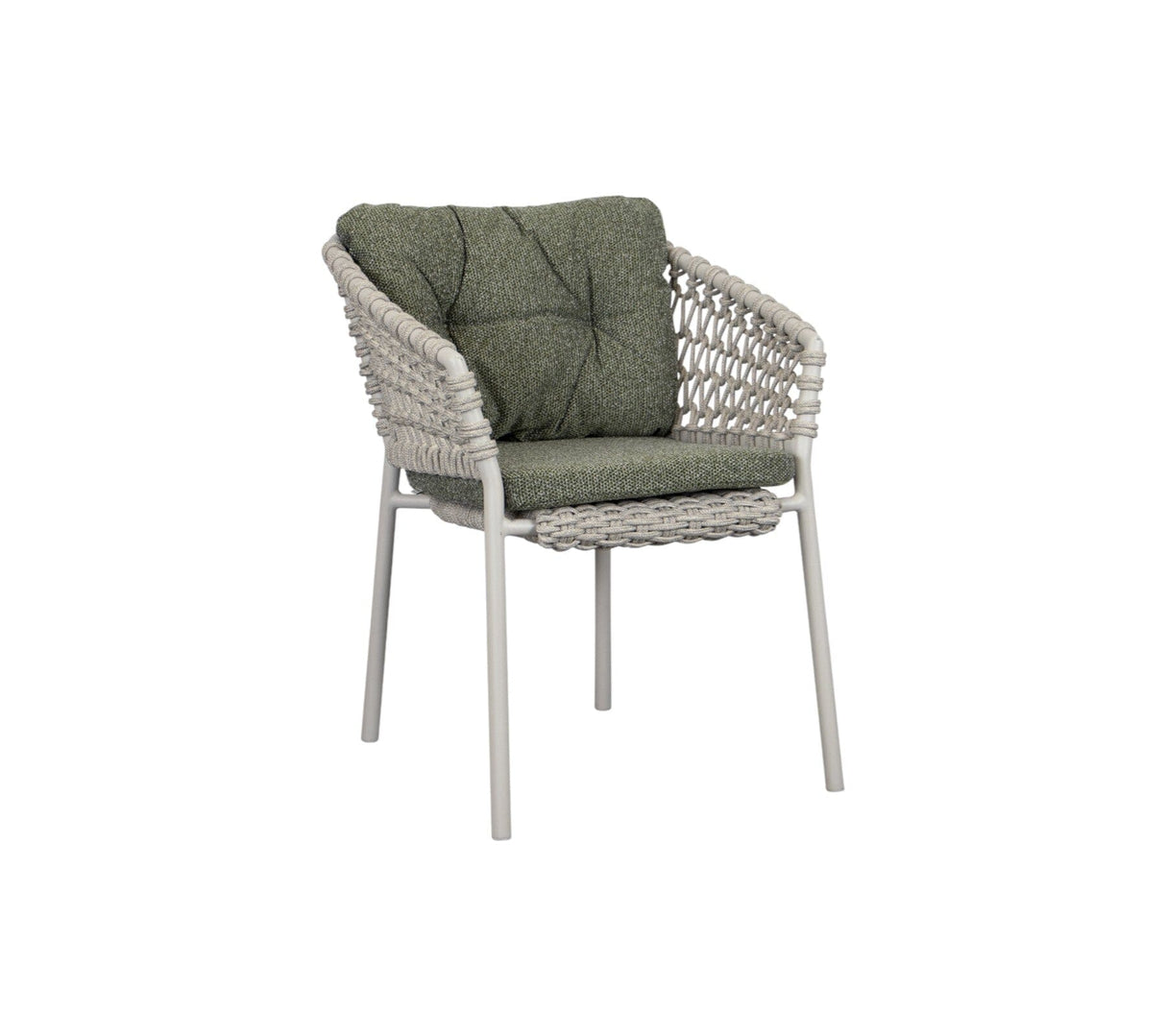 Cane-line Ocean Fauteuil repas empilable, coussins en sus (5417)