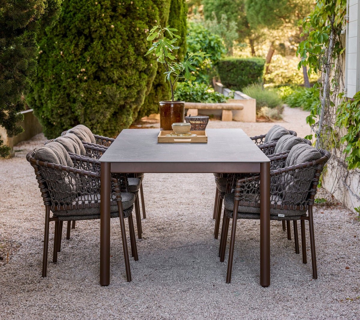 Cane-line Ocean Fauteuil repas empilable, coussins non inclus (5417)