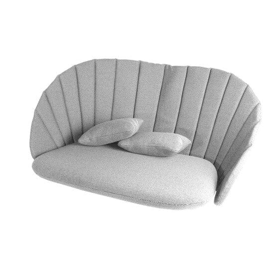 Cane-line Peacock Set de coussins pour Canapé 2 places (5558) Light grey (Tissu Focus)