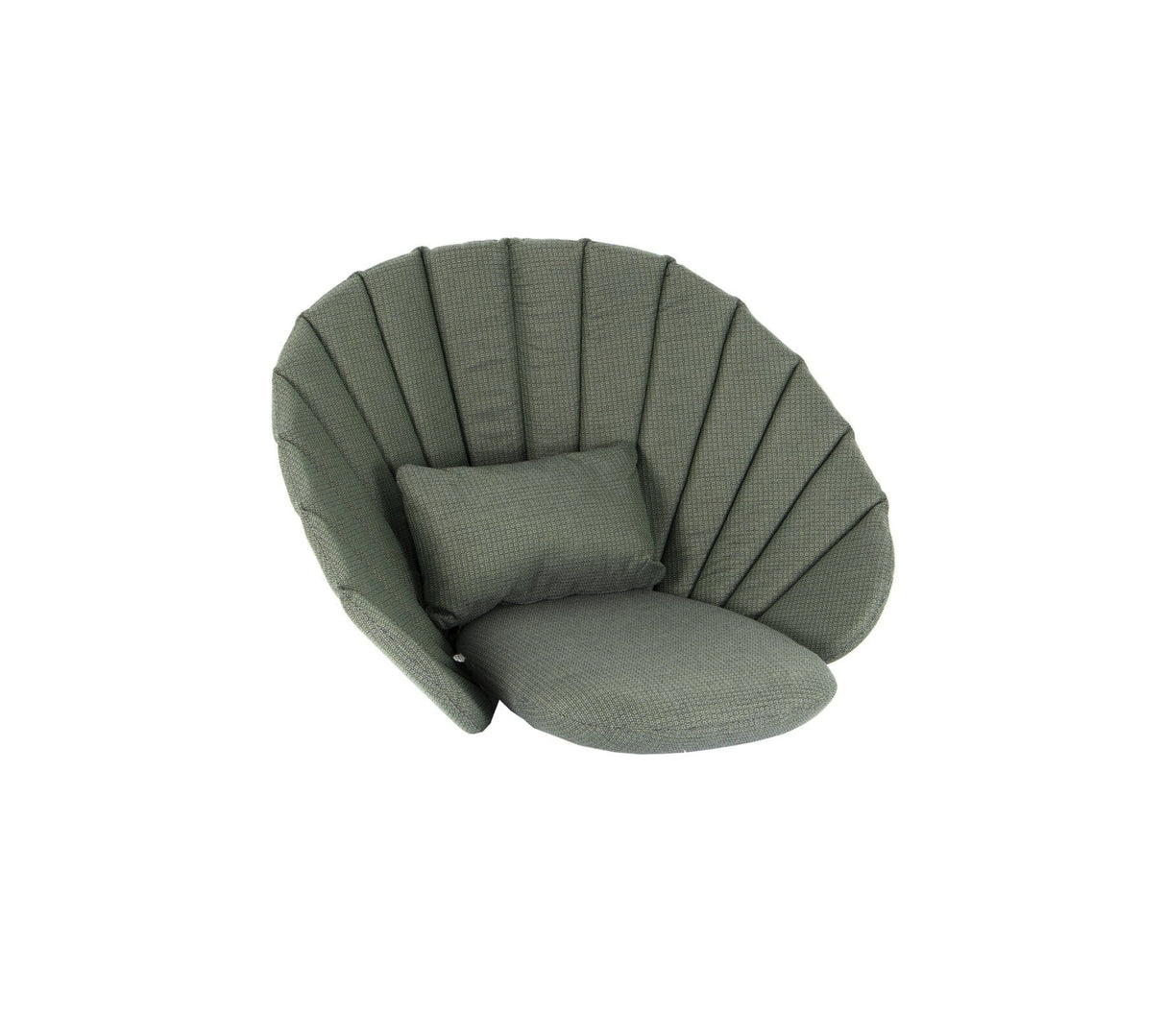 Cane-line Peacock Set de coussins pour Fauteuil Club Lounge (5458) Dark green (Tissu Link)