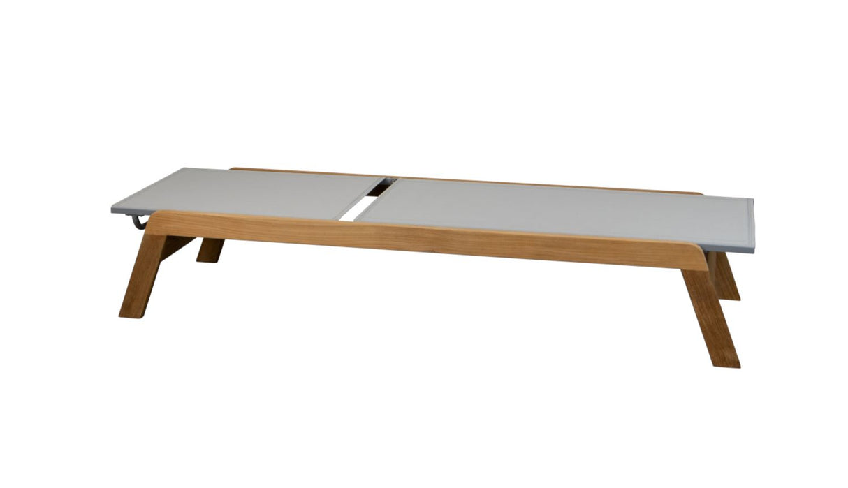 Cane-line Siesta Chaise longue teck, coussin en sus (5519T)