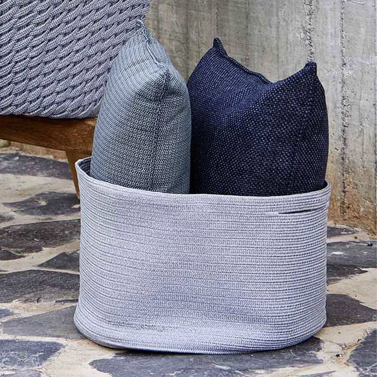 Cane-line Soft Rope Basket Panier Large rond Ø 50cm (5133)