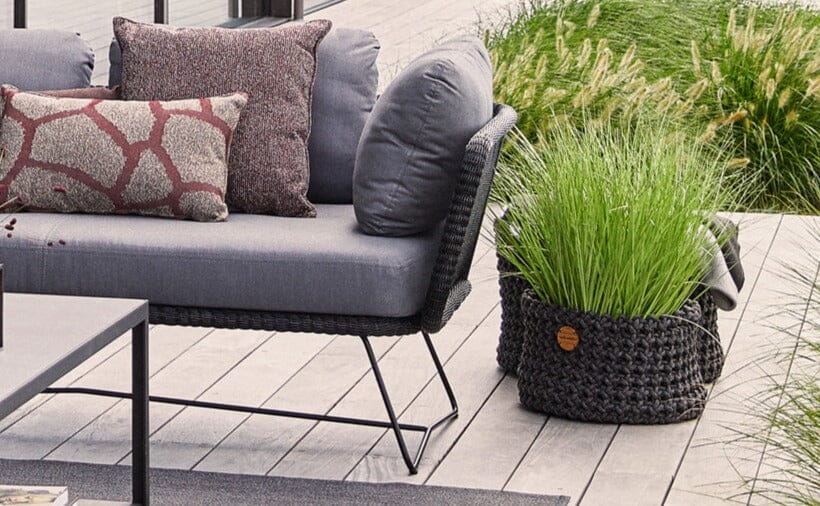 Cane-line Soft Rope Basket Panier Large rond Ø 50cm (5136)