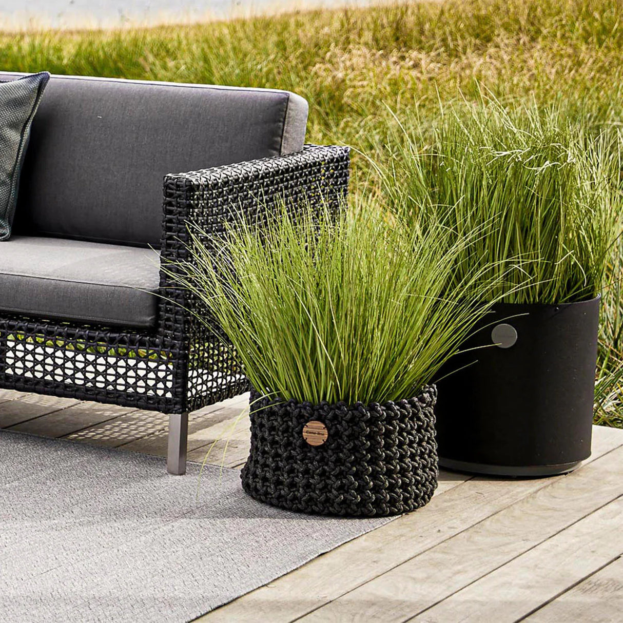 Cane-line Soft Rope Basket Panier Large rond Ø 50cm (5136)