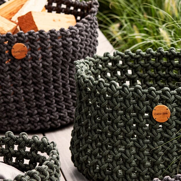 Cane-line Soft Rope Basket Panier medium rond Ø 40cm (5135)