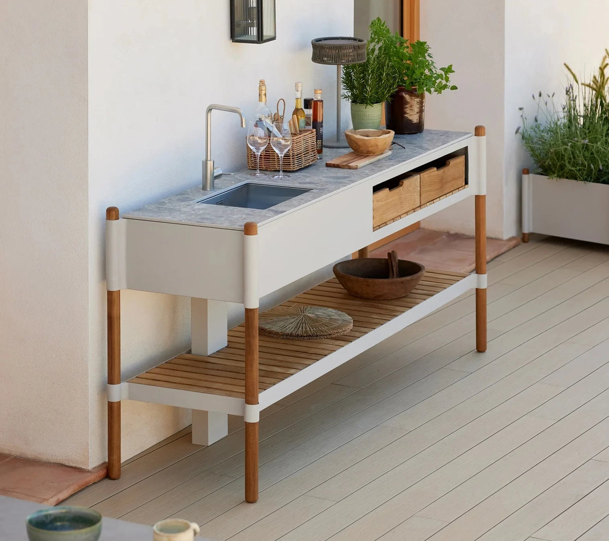 Cane-line Sticks Kitchen Cuisine d'extérieur 200cm (3512ASA)