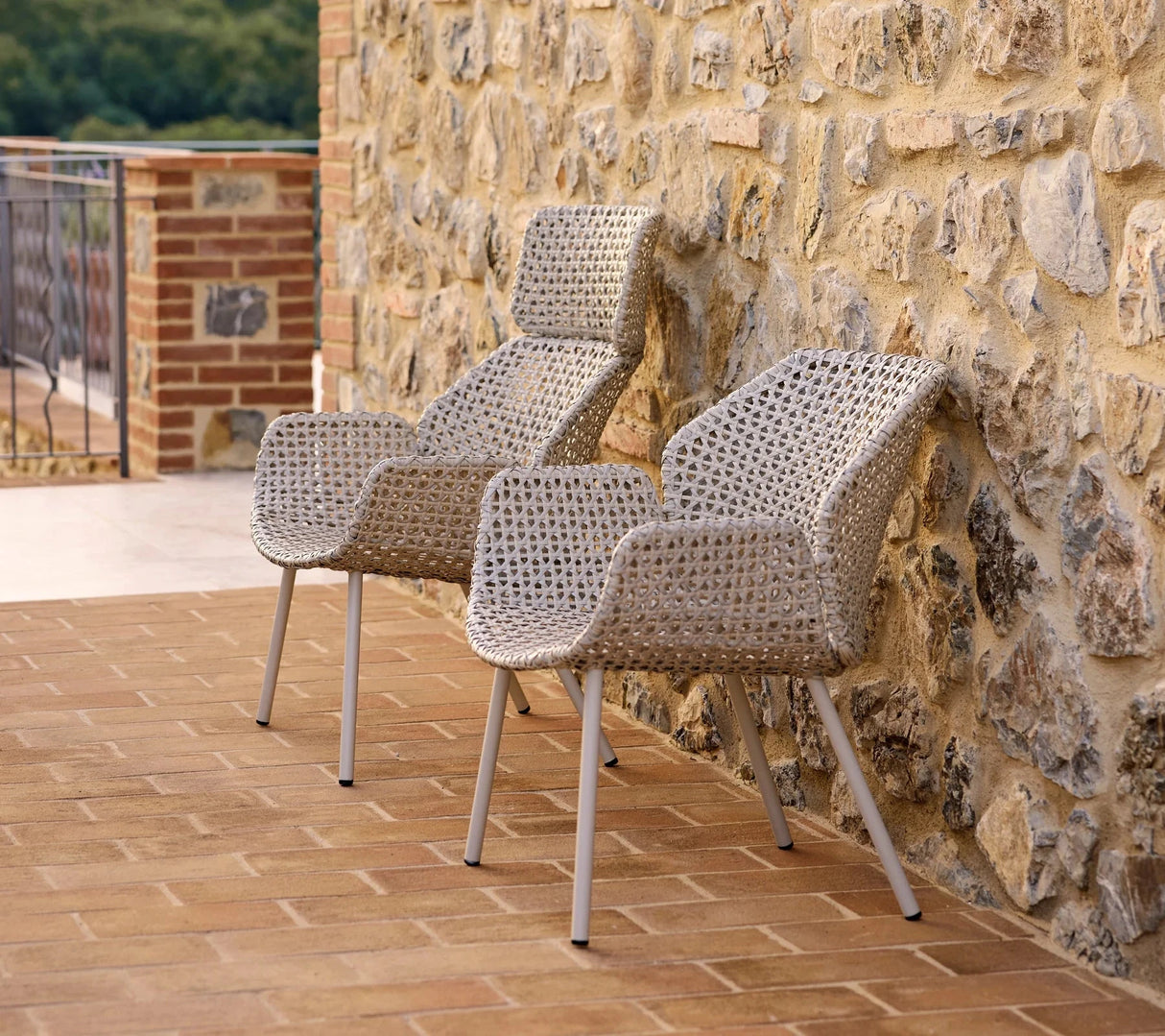 Cane-line Vibe Fauteuil Club Lounge, coussins non inclus (5407)