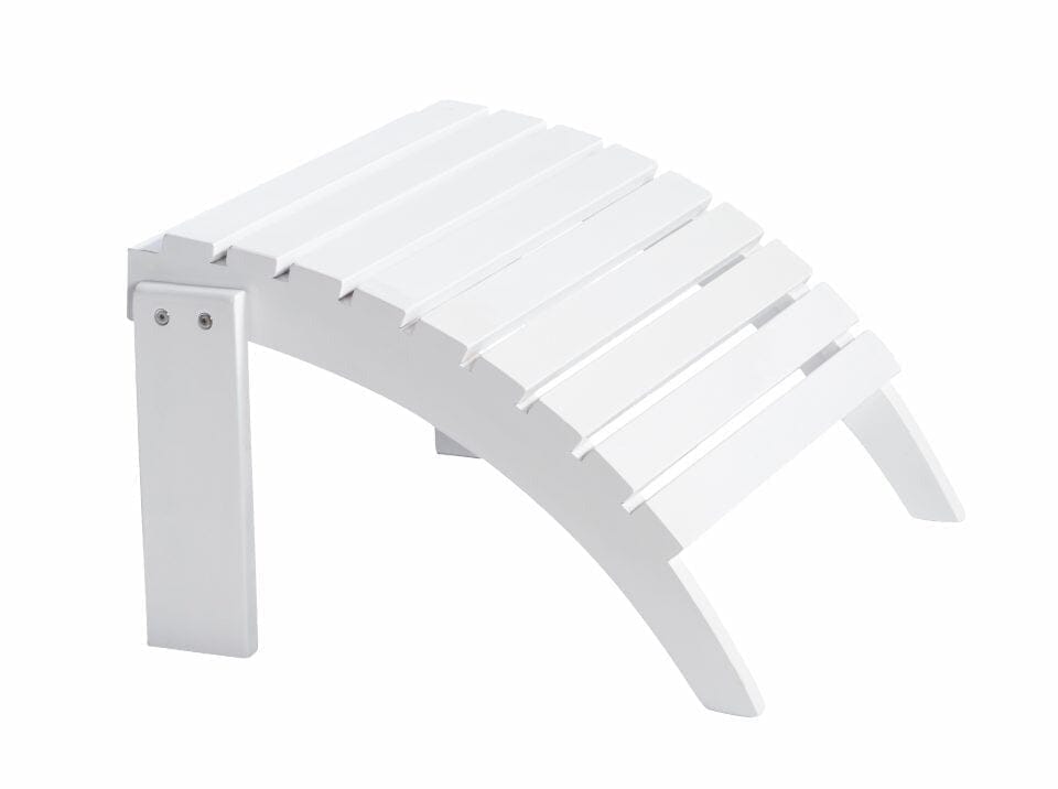 Cinas Adirondack Repose-pieds Acajou blanc